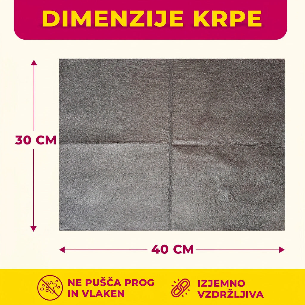 Magična krpa iz mikrovlaken (komplet 5 kosov)