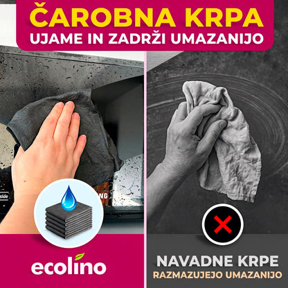 Magična krpa iz mikrovlaken (komplet 5 kosov)