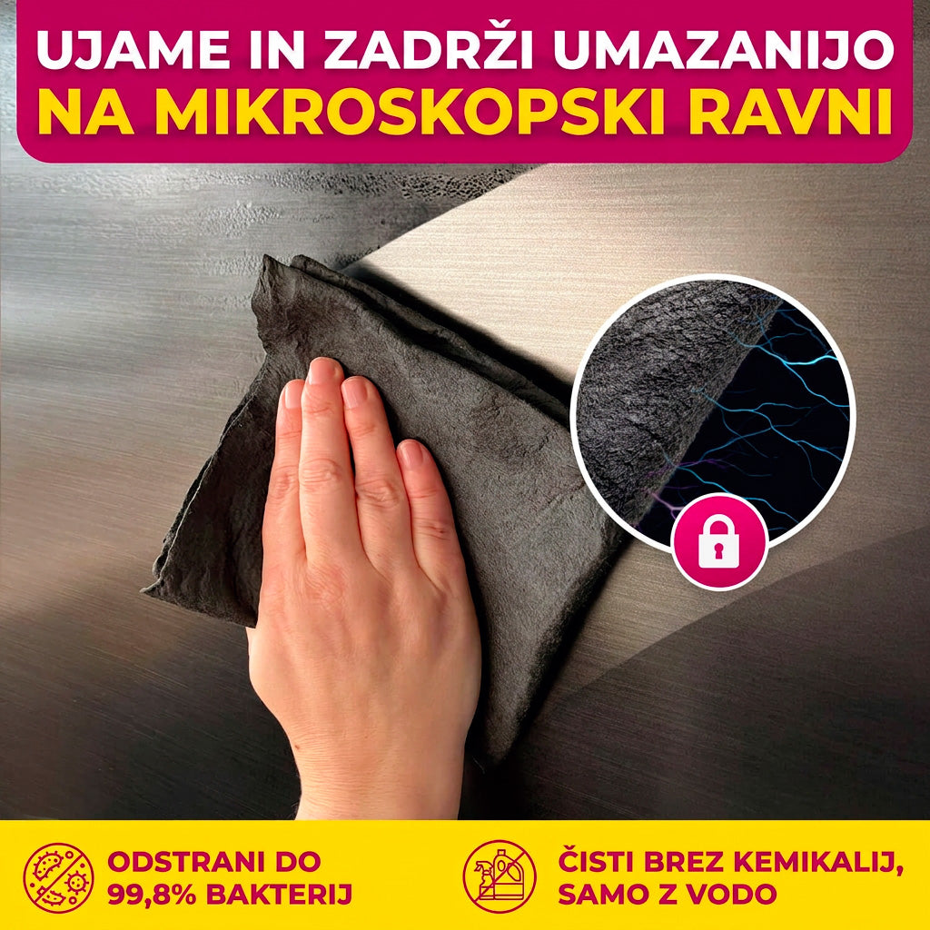 Magična krpa iz mikrovlaken (komplet 5 kosov)
